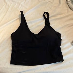 lulu black align tank